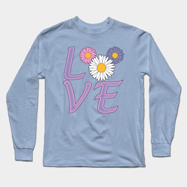 Daisy Love Long Sleeve T-Shirt by MPopsMSocks